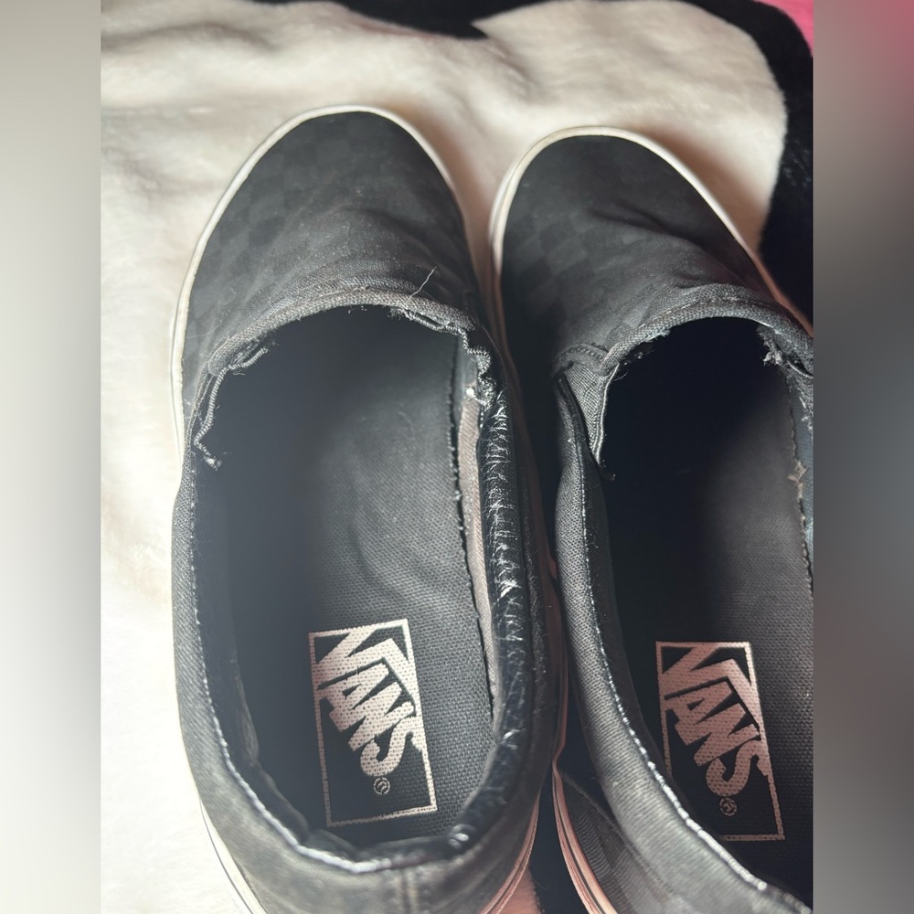 Vans Slip-On Checkerboard Skate Shoe - Picture 5 of 14